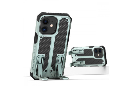 Newface iPhone 11 Kılıf Fizy Stand Kapak - Yeşil