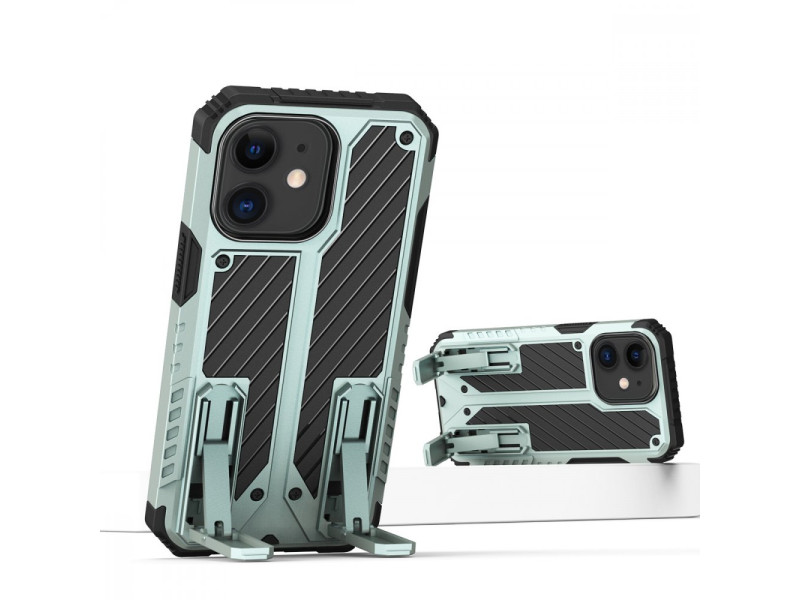 Newface iPhone 11 Kılıf Fizy Stand Kapak - Yeşil