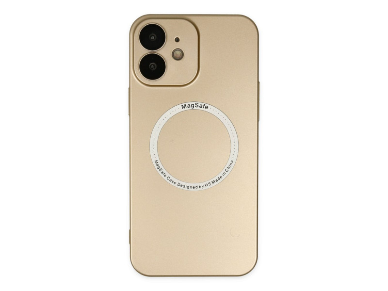 Newface iPhone 11 Kılıf Jack Magneticsafe Lens Silikon - Gold