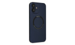 Newface iPhone 11 Kılıf Jack Magneticsafe Lens Silikon - Lacivert