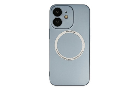 Newface iPhone 11 Kılıf Jack Magneticsafe Lens Silikon - Sierra Blue