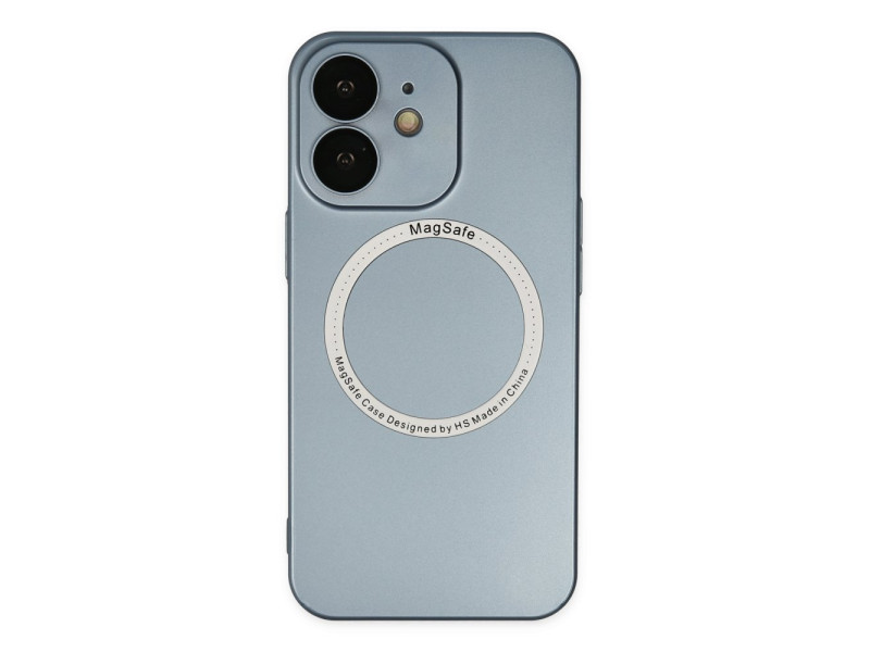 Newface iPhone 11 Kılıf Jack Magneticsafe Lens Silikon - Sierra Blue