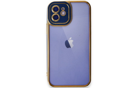 Newface iPhone 11 Kılıf Liva Lens Silikon - Mavi