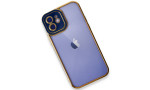 Newface iPhone 11 Kılıf Liva Lens Silikon - Mavi