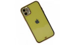 Newface iPhone 11 Kılıf Liva Taşlı Silikon - Yeşil