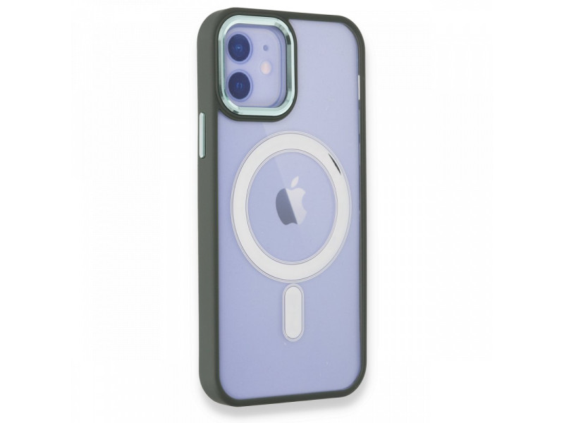 Newface iPhone 11 Kılıf Room Magneticsafe Silikon - Köknar Yeşili
