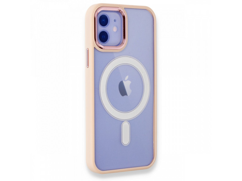 Newface iPhone 11 Kılıf Room Magneticsafe Silikon - Pudra