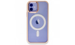 Newface iPhone 11 Kılıf Room Magneticsafe Silikon - Pudra