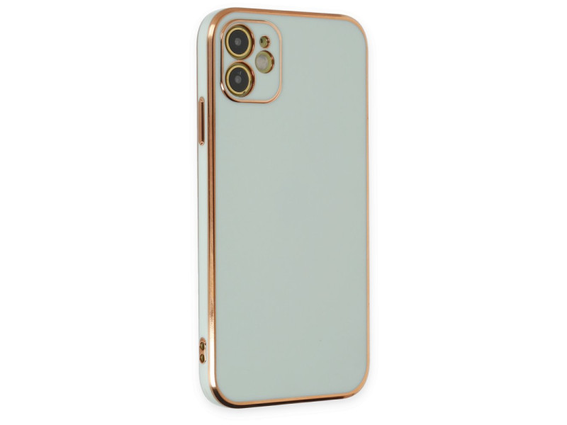 Newface iPhone 11 Kılıf Volet Silikon - Açık Yeşil