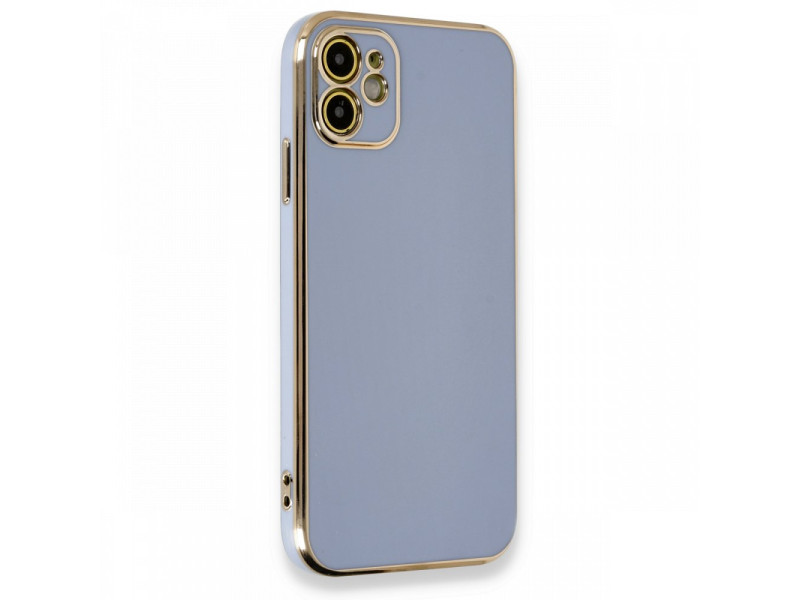 Newface iPhone 11 Kılıf Volet Silikon - Mavi