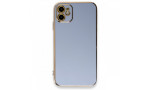 Newface iPhone 11 Kılıf Volet Silikon - Mavi