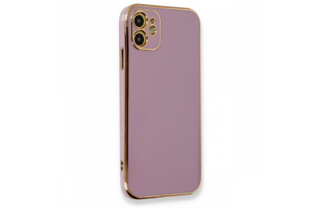 Newface iPhone 11 Kılıf Volet Silikon - Mor