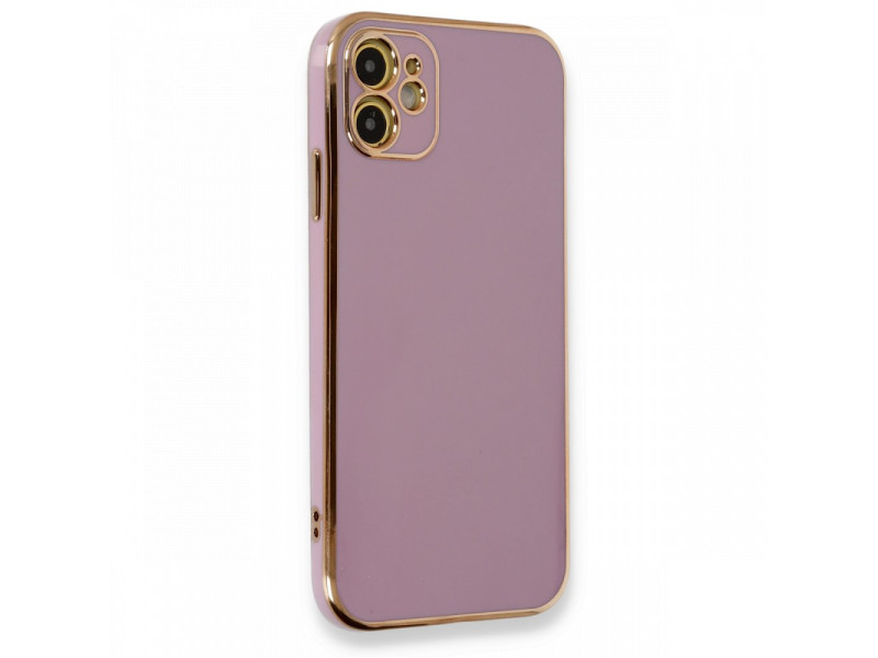 Newface iPhone 11 Kılıf Volet Silikon - Mor