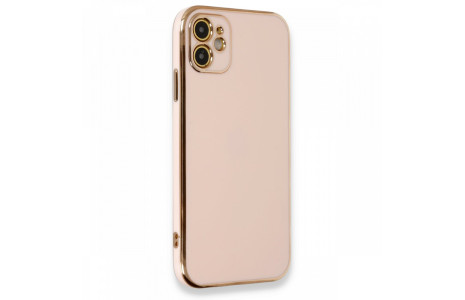 Newface iPhone 11 Kılıf Volet Silikon - Pembe