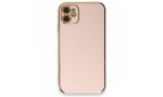 Newface iPhone 11 Kılıf Volet Silikon - Pembe
