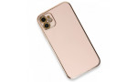 Newface iPhone 11 Kılıf Volet Silikon - Pembe