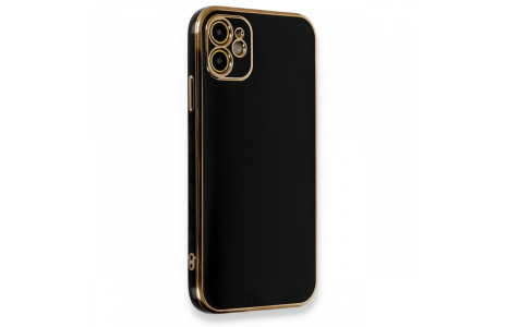 Newface iPhone 11 Kılıf Volet Silikon - Siyah