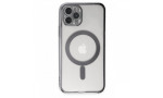 Newface iPhone 11 Pro Kılıf Magneticsafe Lazer Silikon - Gümüş