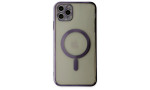 Newface iPhone 11 Pro Kılıf Magneticsafe Lazer Silikon - Mor