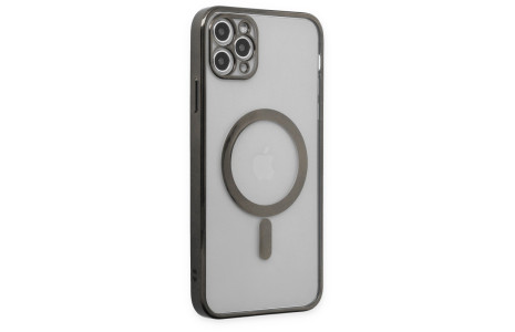 Newface iPhone 11 Pro Kılıf Magneticsafe Lazer Silikon - Siyah