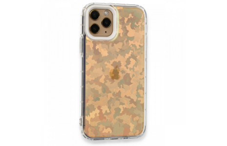 Newface iPhone 11 Pro Kılıf Valensiya Silikon - Kamuflaj