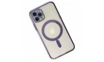 Newface iPhone 11 Pro Max Kılıf Magneticsafe Lazer Silikon - Mor