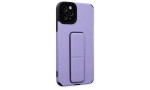 Newface iPhone 11 Pro Max Kılıf Mega Standlı Silikon - Lila
