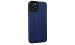 Newface iPhone 11 Pro Max Kılıf Mega Standlı Silikon - Mavi