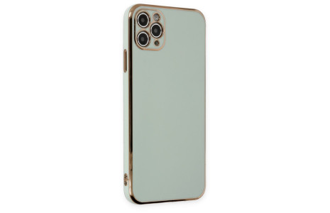 Newface iPhone 11 Pro Max Kılıf Volet Silikon - Açık Yeşil