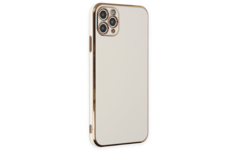 Newface iPhone 11 Pro Max Kılıf Volet Silikon - Beyaz