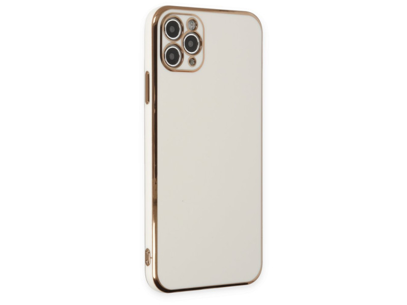 Newface iPhone 11 Pro Max Kılıf Volet Silikon - Beyaz