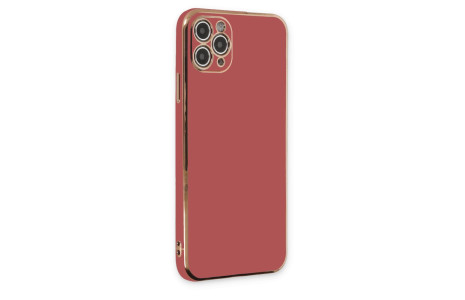 Newface iPhone 11 Pro Max Kılıf Volet Silikon - Kırmızı