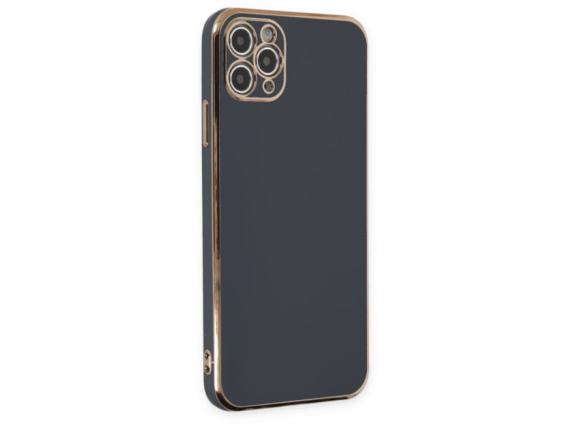 Newface iPhone 11 Pro Max Kılıf Volet Silikon - Siyah