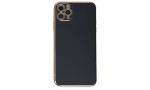 Newface iPhone 11 Pro Max Kılıf Volet Silikon - Siyah