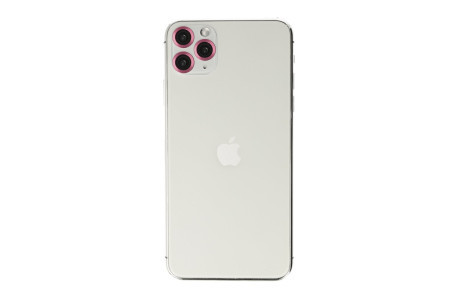 Newface iPhone 11 Pro Metal Kamera Lens - Pembe