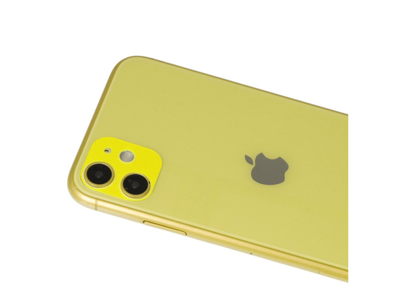 Newface iPhone 11 Rainbow Kamera Lens Koruma Cam - Sarı