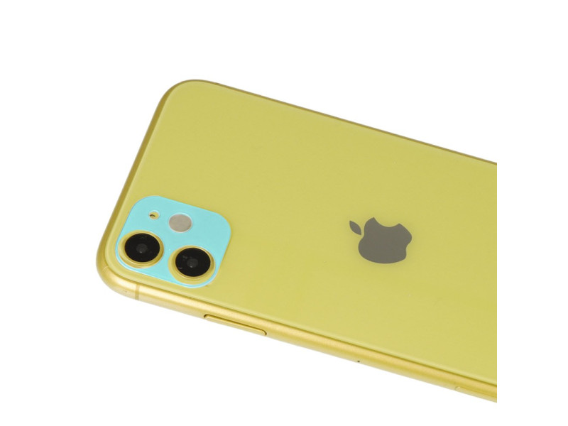 Newface iPhone 11 Rainbow Kamera Lens Koruma Cam - Yeşil