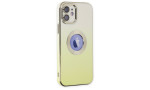 Newface iPhone 12 Kılıf Best Silikon - Sarı