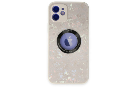 Newface iPhone 12 Kılıf Estel Silikon - Estel Beyaz