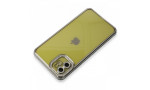 Newface iPhone 12 Kılıf Joke Taşlı Silikon - Gümüş