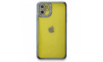 Newface iPhone 12 Kılıf Joke Taşlı Silikon - Mavi