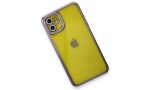 Newface iPhone 12 Kılıf Joke Taşlı Silikon - Mor