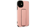 Newface iPhone 12 Kılıf Mega Standlı Silikon - Pudra