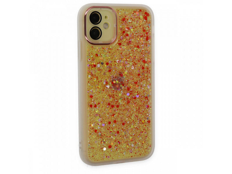 Newface iPhone 12 Kılıf Neon Light Silikon - Kırmızı
