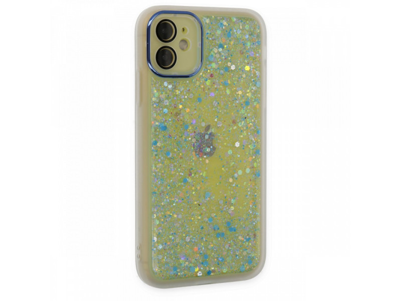 Newface iPhone 12 Kılıf Neon Light Silikon - Mavi