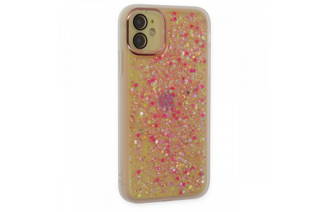 Newface iPhone 12 Kılıf Neon Light Silikon - Pudra