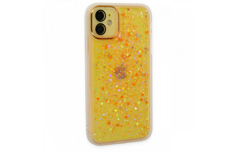 Newface iPhone 12 Kılıf Neon Light Silikon - Turuncu