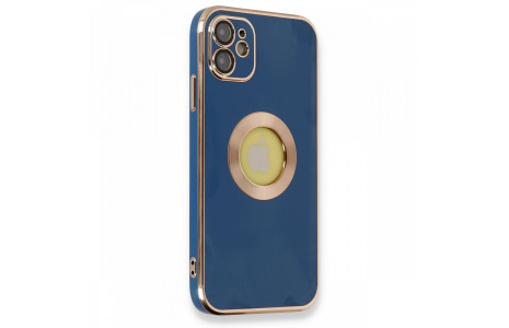 Newface iPhone 12 Kılıf Store Silikon - Mavi