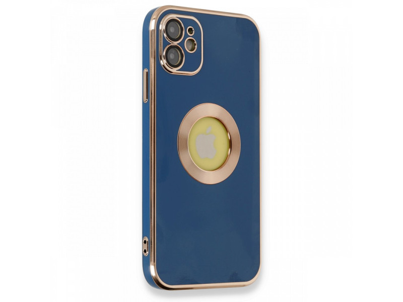 Newface iPhone 12 Kılıf Store Silikon - Mavi