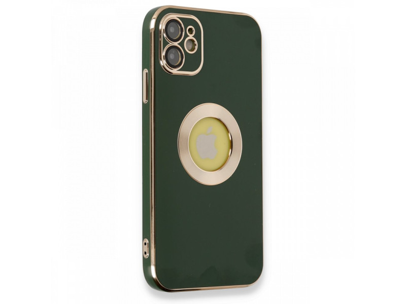 Newface iPhone 12 Kılıf Store Silikon - Yeşil